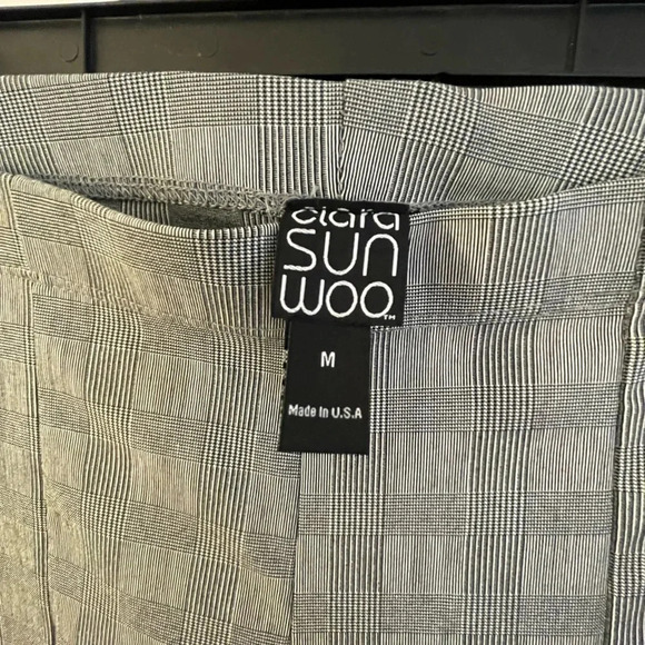 Clara sun woo techno stretch ankle glen plaid - Picture 4 of 7